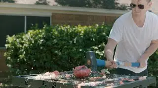 Mr. Tyler SMASHES fruit!!!