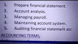 BASICS OF ACCOUNTING ADC PART 1 (LECTURE NO 01 )