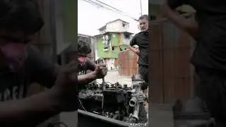 Toyota 2z,engine cleaning.