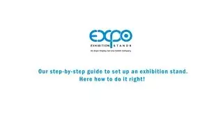 Expo Prestige &ndash;Setup guide for a portable exhibition stand