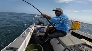 DEEPSEA FISHING-OFF DURBAN-SOUTH--SHOALS OF RED  EYE-SOUTH PIER TO OIL RIG-SKI BOAT