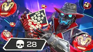 BLOODHOUND 28 KILLS AND 6900 DAMAGE WAS AMAZING (Apex Legends Gameplay)