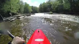 Mehoopany Creek kayaking near Forkston PA