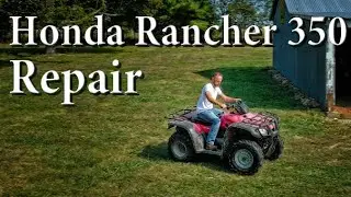 Устранение шумного двигателя Honda Rancher 350