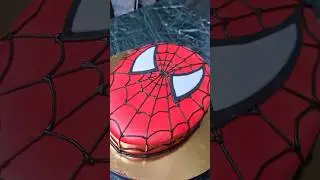 Spiderman Cake Design | #spidermancake #shorts #ytshorts