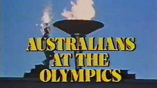 Australians At The Olympics | 1896 - 1980 (VHS - 1984)