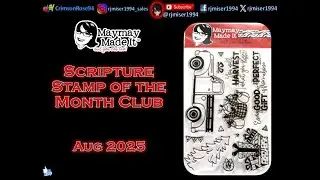 August 2025 [Scripture Stamp of the Month Club] ~ Maymay Made It