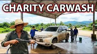 The Charity Carwash in Chiang Rai, Die Autow&auml;sche f&uuml;r den guten Zweck
