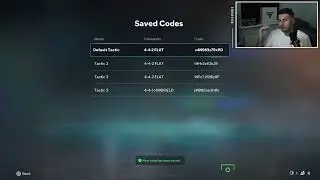 FC 26 - How To Save Tactics Codes & Create a Save List of Codes