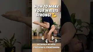HOW TO MAKE YOUR WRISTS STRONGER! #yogawithdj #wristexercise #wristworkout