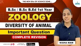 Animal Diversity | Important Questions | Complete Revision  | B.Sc First Year | iSTUDY Online