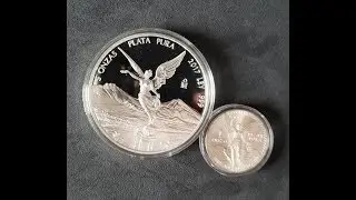 1985 Onza and 2017 5 oz Proof Libertad