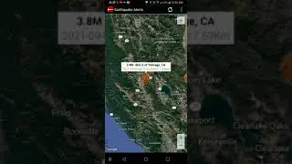 3.8 Earthquake Talmage, California 9-5-21