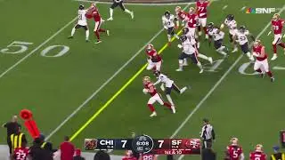 Christian McCaffrey longest run of the season - 49ers vs Chicago Bears - NFL Week 17 2025