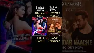 Sikandar Vs Race 3 Box office collection #salmankhan #sikandar #trending #shorts