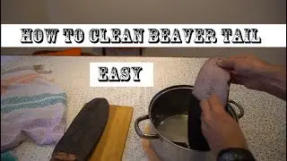 How To clean skin beaver tail