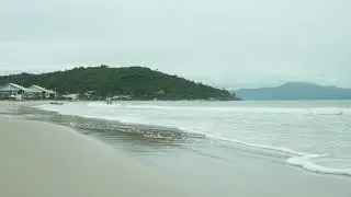 Brazilian Cloudy beach  - desert beach - Free stock footage