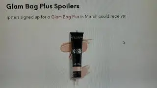 Ipsy Glam Bag Spoilers March 2021