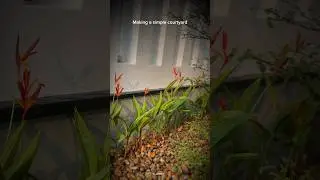 -making a simple courtyard