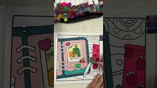 ASMR Color with Me  | Coco Wyo Comfy Days | Birthday Memories| Ohuhu Markers🎨