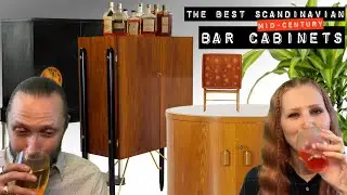 The best SCANDINAVIAN mid-century BAR CABINETS