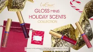 SeneGence LipSense Canadian Christmas Holiday Scented Gloss Mini Collection with Lip Lady Canada