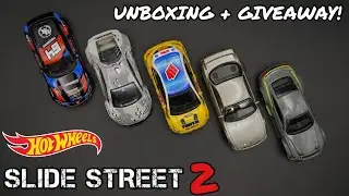 Hot Wheels Slide Street 2 Case | Unboxing and Giveaway