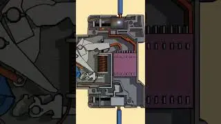 Working and Construction of MCB | Miniature Circuit Breaker Explained #Shorts