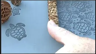 Sea Turtle design stamps and rolling pin SD2456