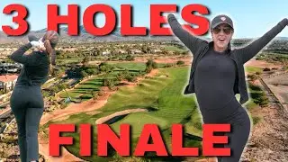 3 Holes FINALE in UNPLAYABLE Conditions | Sabrina Andolpho