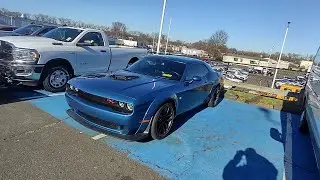 Sold 2022 Dodge Challenger R/T Shaker Scat Pack 392 Widebody 6.4L V8 SRT Hemi MDS Frostbite Blue