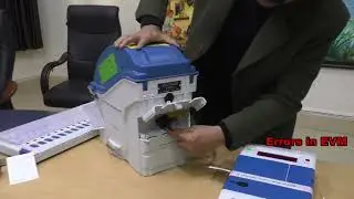 EVM ERROR and its solution
