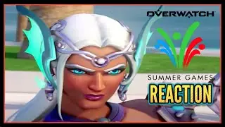 Symmetra Main Reacts to Her NEW LEGENDARY SKIN!!! - Overwatch Summer Games 2021 REACTION