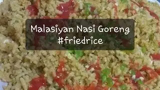 Homemade fried rice | Malasiyan Nasi Gorang | Malasiyan dish | Kitchen with Zainab's Baba
