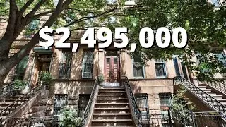Inside a $2.495 Million Hamilton Heights, NYC Townhouse | 3,600 SF 3-Family Home w/ a Private Garden