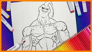 DRAWING - MAJIN BUU | Dragon Ball Z - Part 1/2