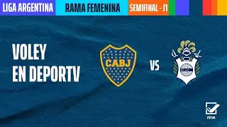 Boca Juniors vs Gimnasia LP - Liga Argentina Femenina de Voley - Semifinal - Juego 1