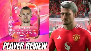 HERE IT IS!😍 99 FUTTIES De Ligt PLAYER REVIEW - EA FC 25
