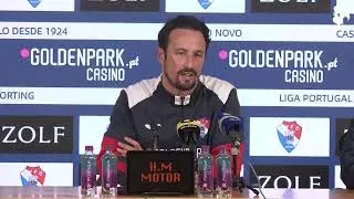 A antevisão do mister César Peixoto ao jogo de amanhã frente ao Sporting CP
