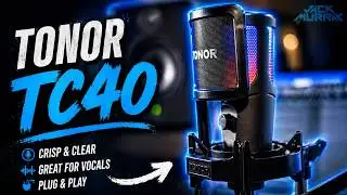 Лучший конденсаторный USB-микрофон 2023 года? | Обзор Tonor TC40 RGB