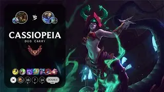 Cassiopeia Bot vs Ezreal - KR Grandmaster Patch 12.23