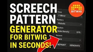 Screech Pattern Generator for Bitwig – Screeches in Seconds!