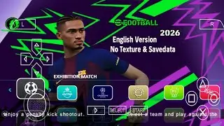 eFootball 2026 PPSSPP/ v2 | English  (On Android & PC)