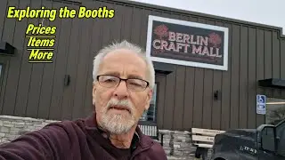 Exploring booths at Berlin Craft Mall in Berlin Ohio