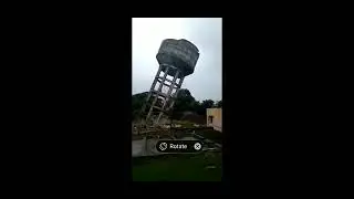 Big water tank destroyed /Official Daman