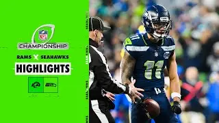 Jaxon Smith-Njigba's Best Catches From 153-Yard Game vs. Rams | NFC Championship Game