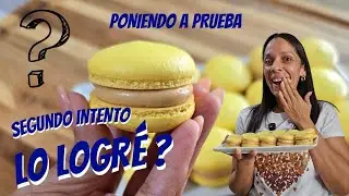 SEGUNDO INTENTO de Macarons / Casi LLORO al ver el resultado.