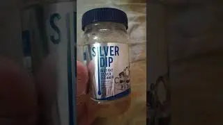SILVER DIP CLEANES YOUR SILVER ORNAMENTS AND UTENSILS
