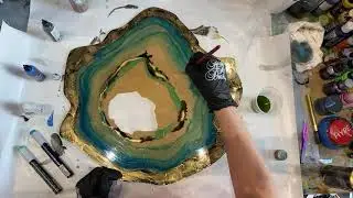 Alcohol Ink Free Form Geode Tutorial