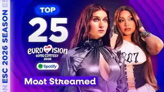 Eurovision Season 2026: Most Streamed on Spotify (TOP 25)